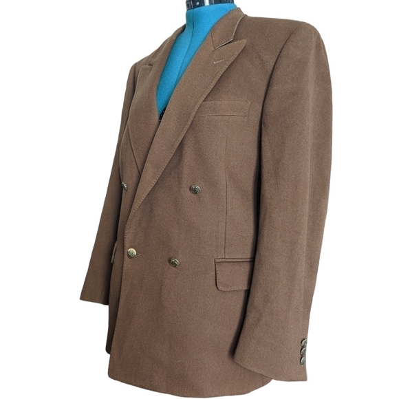 Vintage Robert Di Camerino Cashmere And Wool Blazer Jacket - Picture 3 of 14